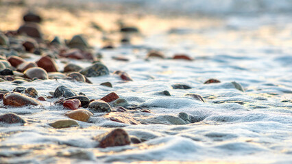 stones on the beach
