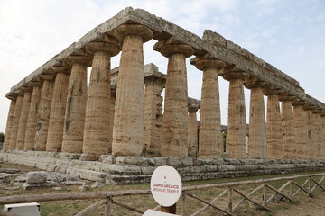 Temple in Paestum, Campania Italy
