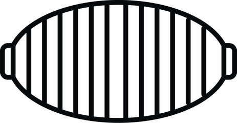 Thread bobine icon outline vector. Cotton machine. Process roll