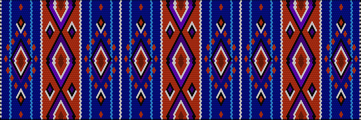   Pattern, ornament,  tracery, mosaic ethnic, folk, national, geometric  for fabric, interior, ceramic, furniture in the Latin American style.