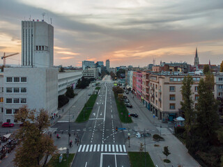 street in Novi Sad, Serbia