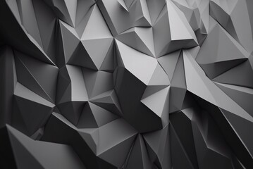 Geometric shapes, composition abstract. Polygon background. Generative AI
