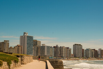 Miramar city, summer destination in the sea coast of Buenos Aires province