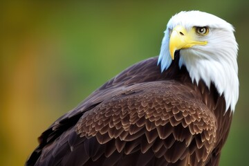 Majestic High-Resolution Image of an Eagle in its Natural Habitat, Ideal for Adding a Sense of Freedom and Grandeur to Your Design Project