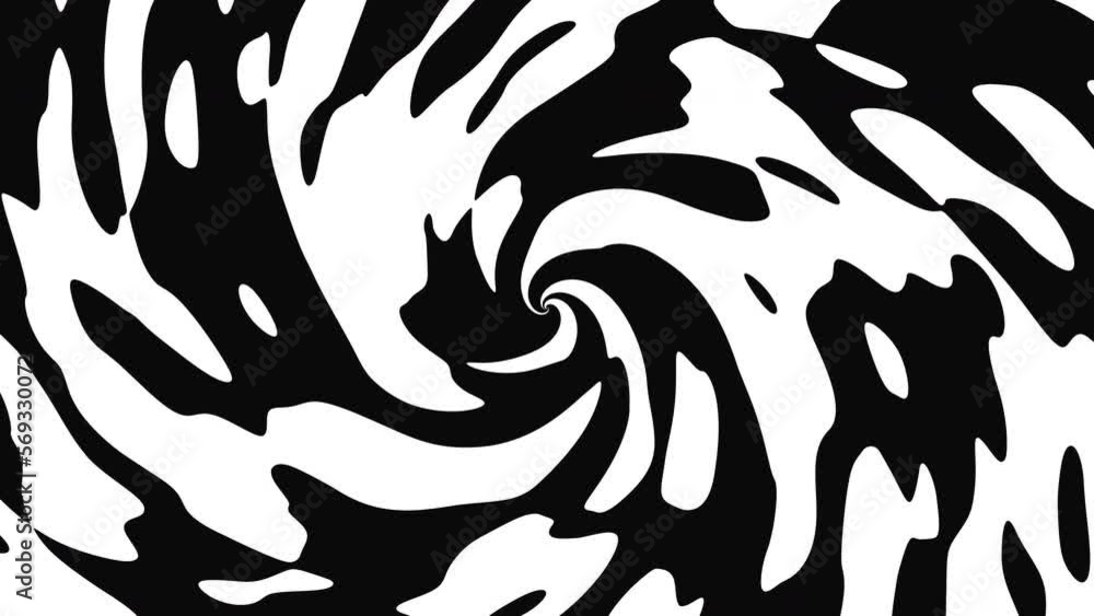 Poster seamless abstract wavy background for loop playback. 4k video