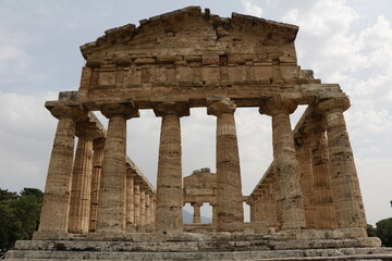 Temple of Athena in Paestum, Campania Italy © ClaraNila
