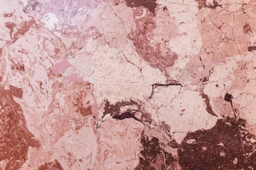 Abwaschbare Fototapete Alte schmutzige strukturierte Wand Pink marble pattern, background texture. Front view
