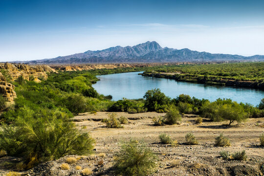 Colorado River in Blythe, California