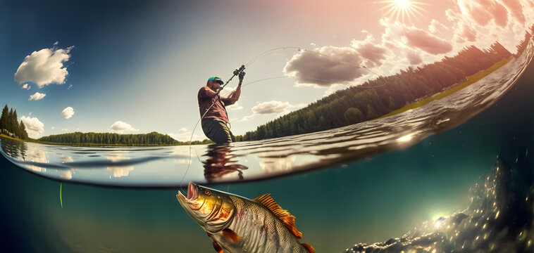 Fishing Banner Images – Browse 135,374 Stock Photos, Vectors, and