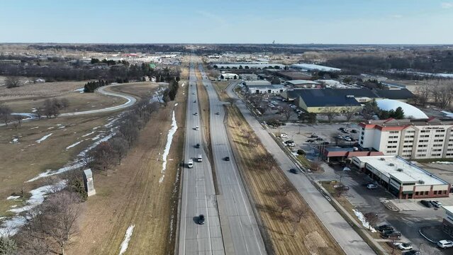 Iowa Highway Drone Video