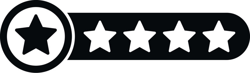 Star ranking icon simple vector. Medal award. Win victory