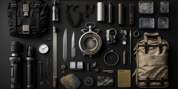 outdoor survival set, generative ai