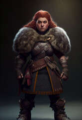 D&D Dwarf character portrait for fantasy RPG, roleplaying games etc, post-processed generative ai