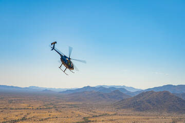 Fototapeta na wymiar Bell 407 Helicopter_Color