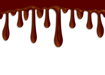 chocolate drips, Dripping melted chocolate