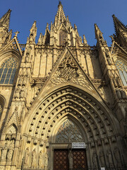 Fototapeta premium barcelona archetecture city view buildings