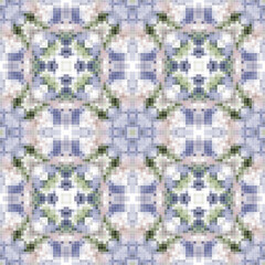 Fototapeta na wymiar Mediterranean mosaic seamless pattern design.