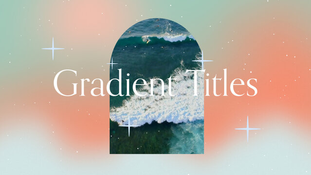 Creative Media Replacement Gradient Titles