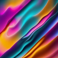 abstract gradient spiral curvy wave, generative art by A.I.