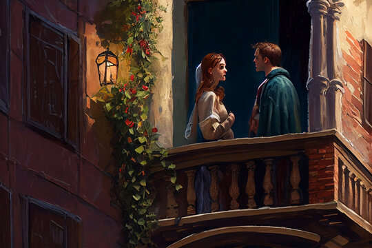 Nice Illustration of Romeo and juliet