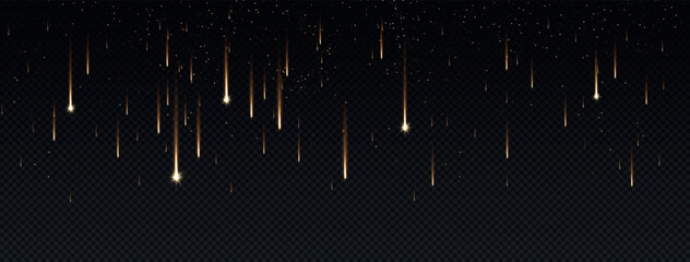 Falling stars yellow © Aleksey