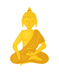 golden thai buddha