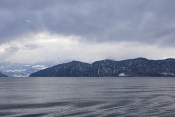 lake in the mountains, Switzerland