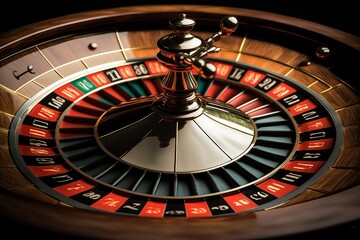 image, roulette game in a casino, generative ai