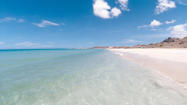 Tecolote beach in Baja California, Mexico