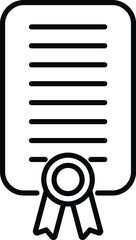 Focus vision icon outline vector. Core value. Social culture