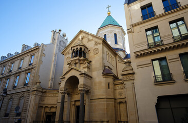 The Armenian Apostolic Cathedral in Paris is located at Rue Jean-Goujon in the 8th arrondissement...