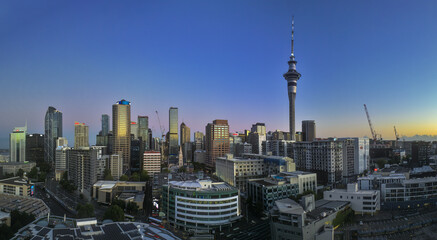 Fototapeta na wymiar Auckland City Skyline New Zealand