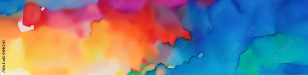 Wall mural abstract colorful background - generative ai