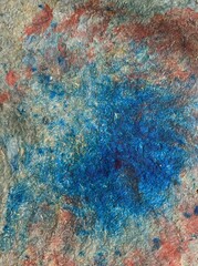 Abstract blue, gray, red rustic background