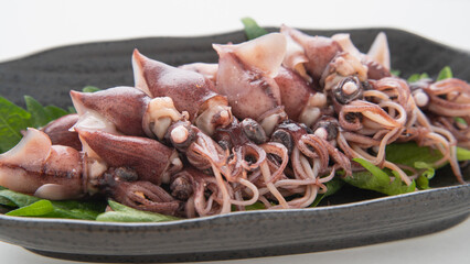 ホタルイカのボイル