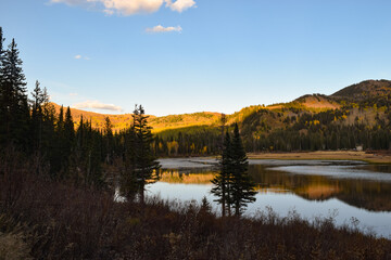 The Mountains of Silver Lake in Utah