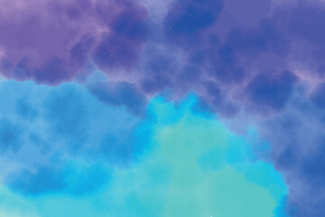 watercolor pastel background hand painted. aquarelle colorful stains on paper