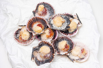 delicious scallops at the FISH STORE
