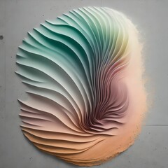 abstract background lighter gradient pastel Organic twirling, generative art by A.I.