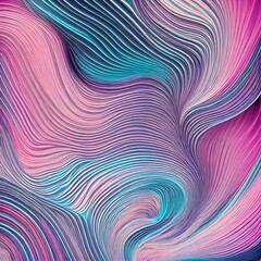 abstract pastel lines swirl curvy, generative art by A.I.