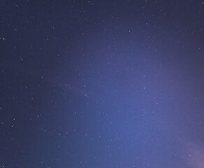 Starry night sky with dark blue background