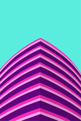 minimalist abstract architecture vector graphic 