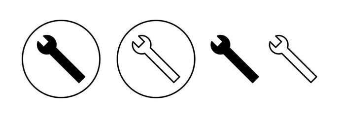 Wrench icon vector for web and mobile app. repair icon. tools sign and symbol