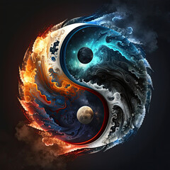 Galactical Yin and Yang