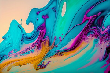 Colorfull Abstract Background Wallpaper Paint