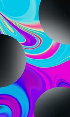 abstract background with rainbow