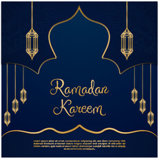 Ramadan Kareem islamic greeting background design