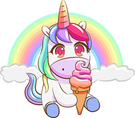 Unicorn png graphic clipart design