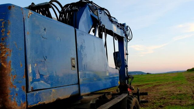 Water pipes and construction installation equipment.Plumbing installation.Pipe laying.Bringing water to the house. Plumbing plastic flexible pipes in rolls 4k footage