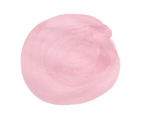 Shiny pink brush isolated on transparent background. pink watercolor png